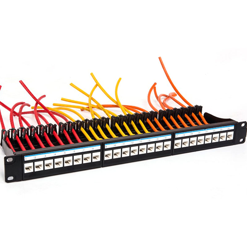 24port 1u 19'' keystone jack patch panel  - copy