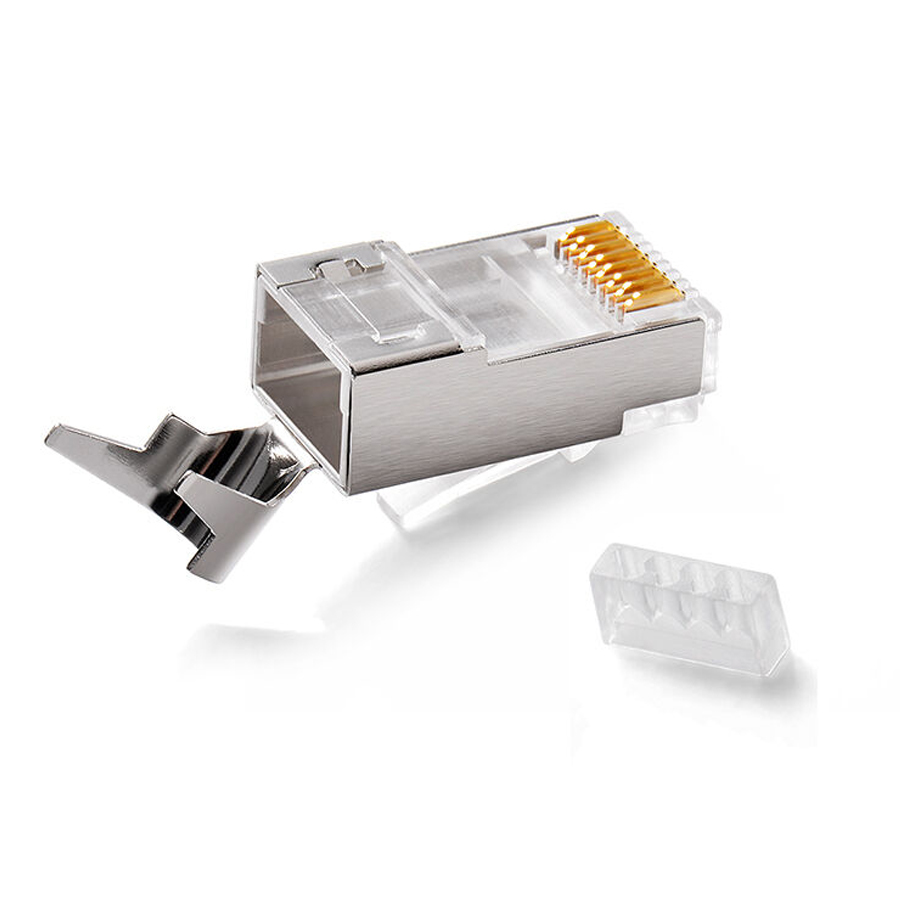 cat7/cat6a rj45 connector network plug with insert