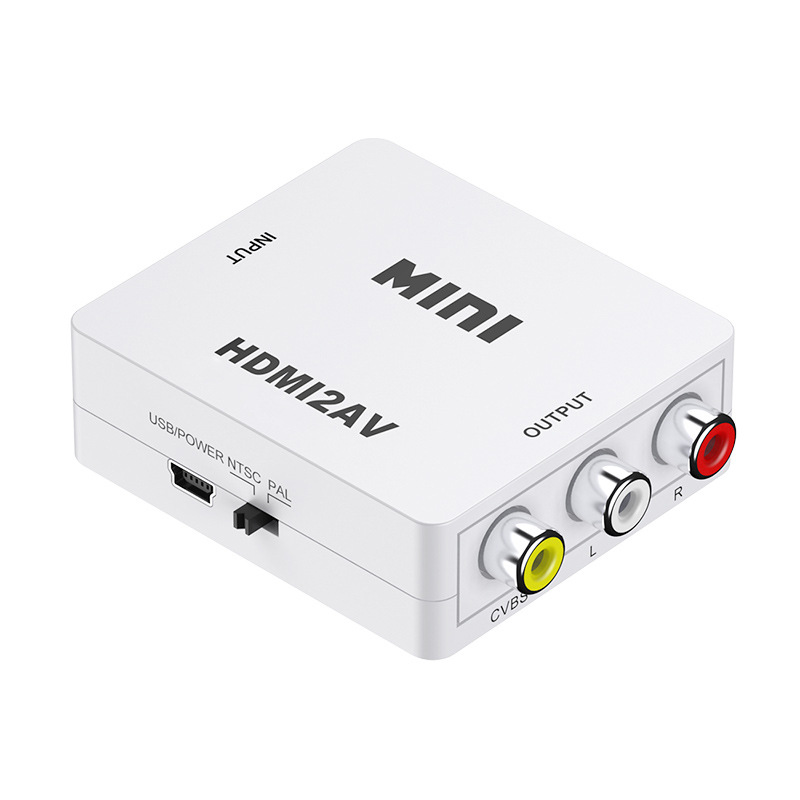 1080p HDMI2AV Converter HDMI to AV HDMI to RCA Composite RCA Video Audio Converter Adapter Box