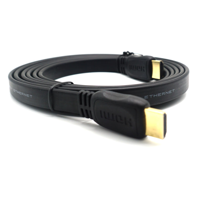 high speed 2.0V hdmi to hdmi cable Flat cable bare copper 19+1 4k 60hz hdmi kabel 